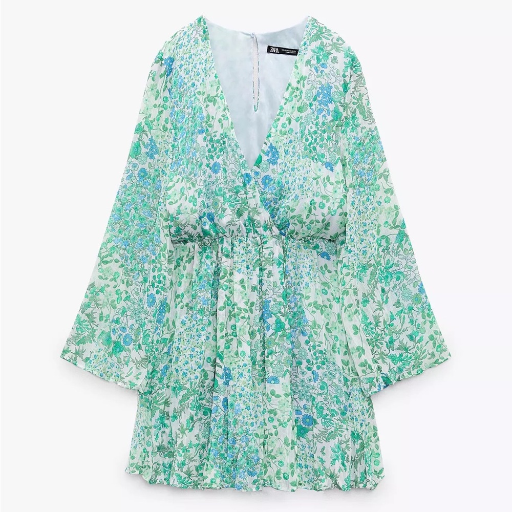 Zara Short Floral Print Jumpsuit